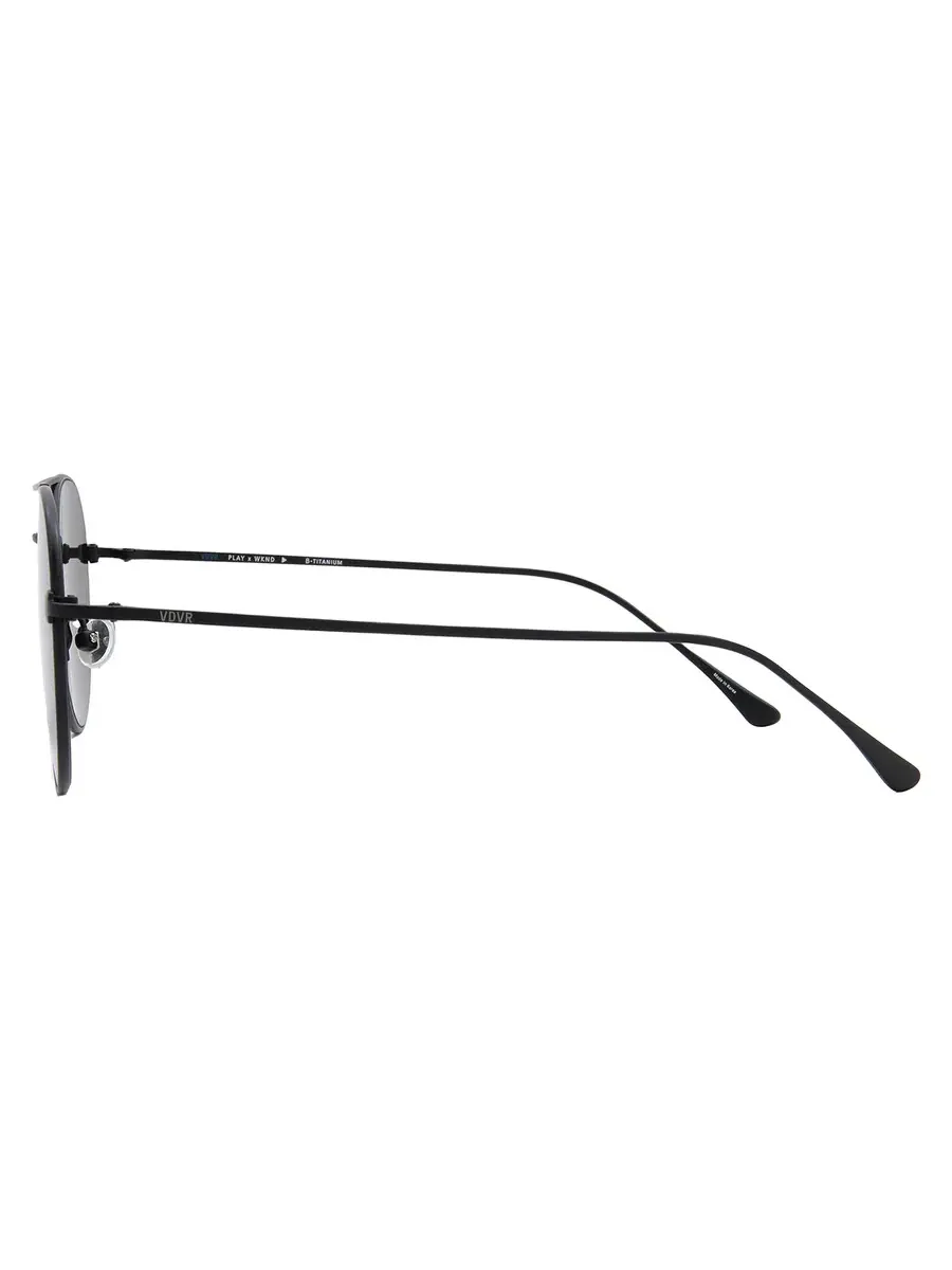 Солнцезащитные очки для женщин Vedi Vero Polarized Grey Square VRBM04 BLKP 57 — изображение 3 из 4, черный