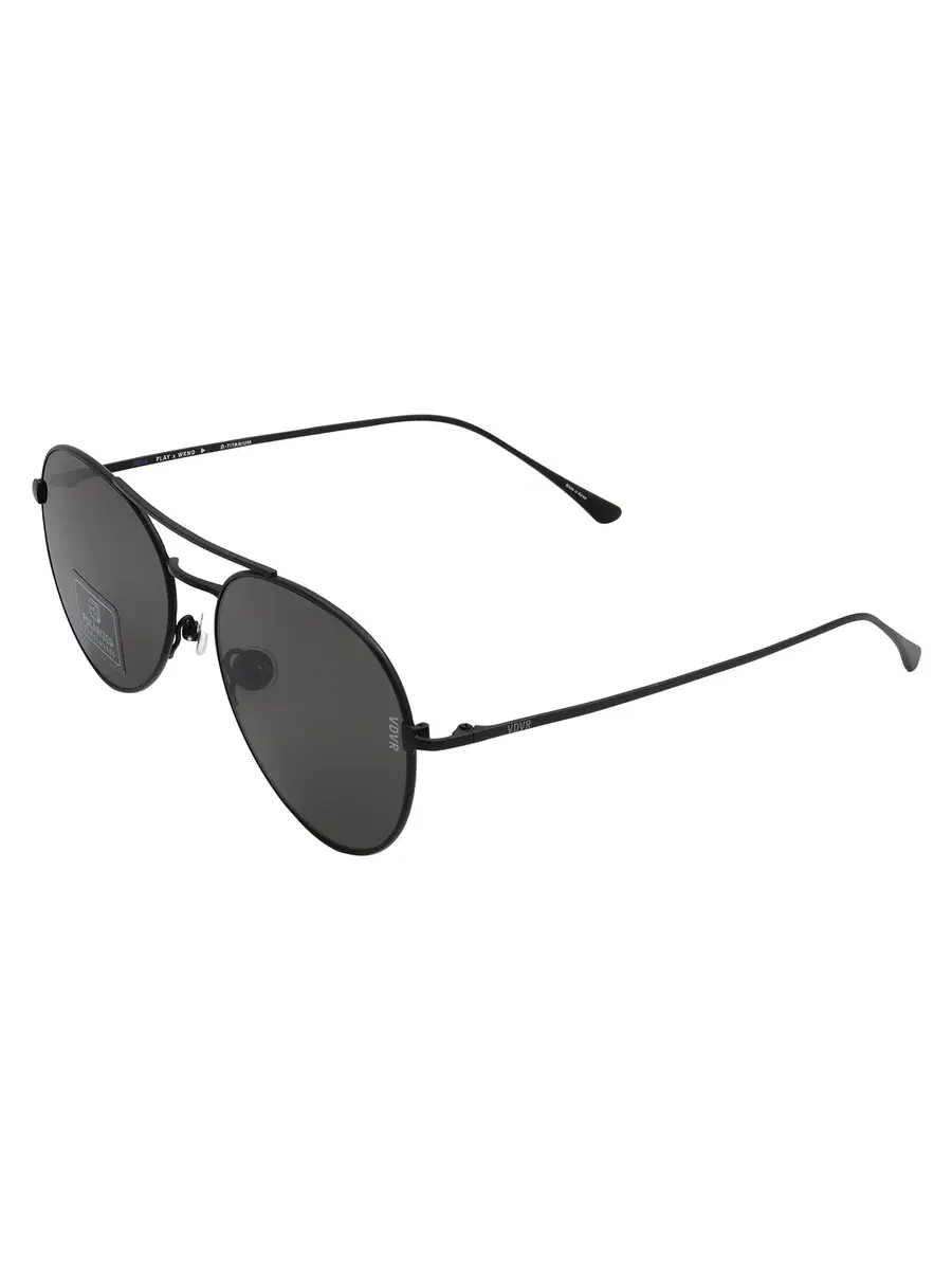 Солнцезащитные очки для женщин Vedi Vero Polarized Grey Square VRBM04 BLKP 57 — изображение 4 из 4, черный