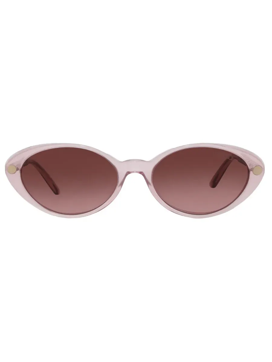 Женские солнцезащитные очки Versace Pink Gradient Grey Oval VE4469 54725M 54 — изображение 1 из 5