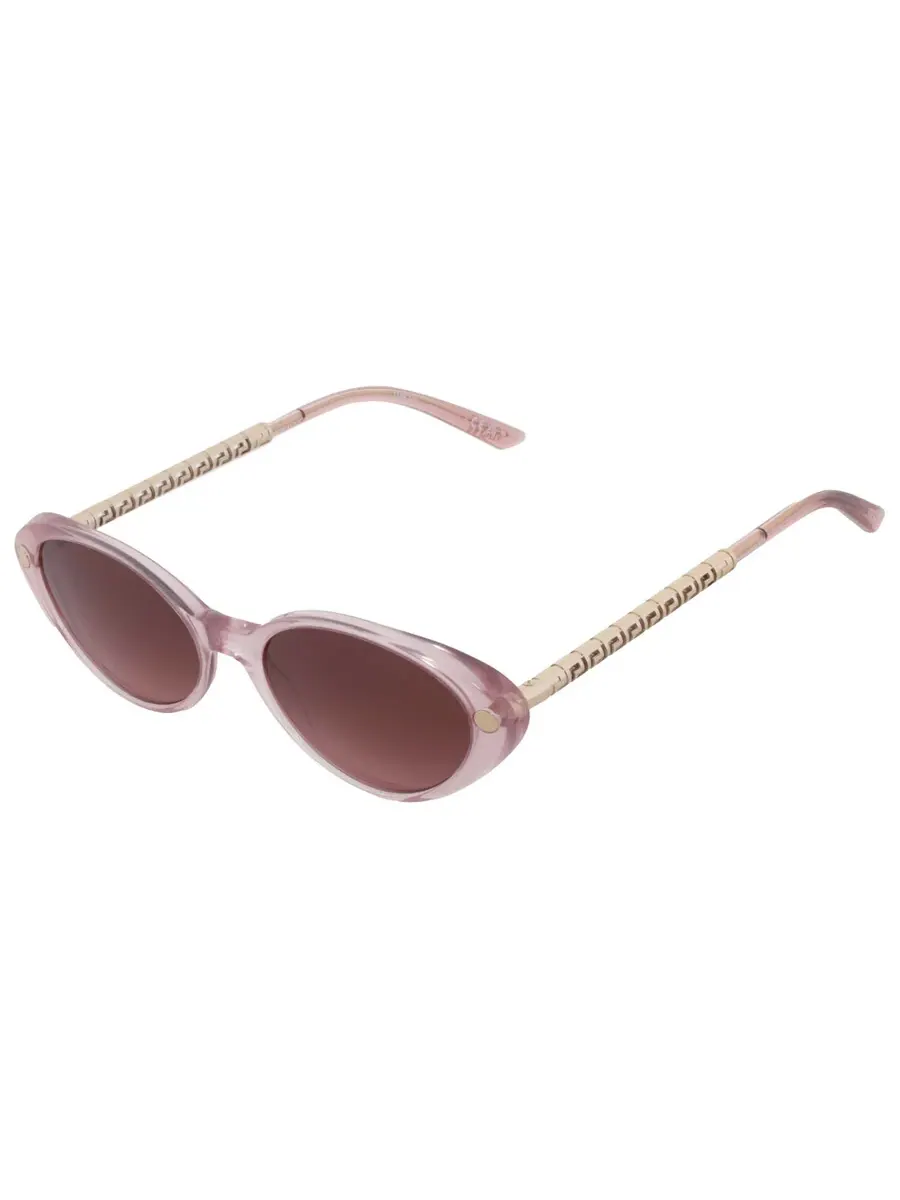 Женские солнцезащитные очки Versace Pink Gradient Grey Oval VE4469 54725M 54 — изображение 3 из 5