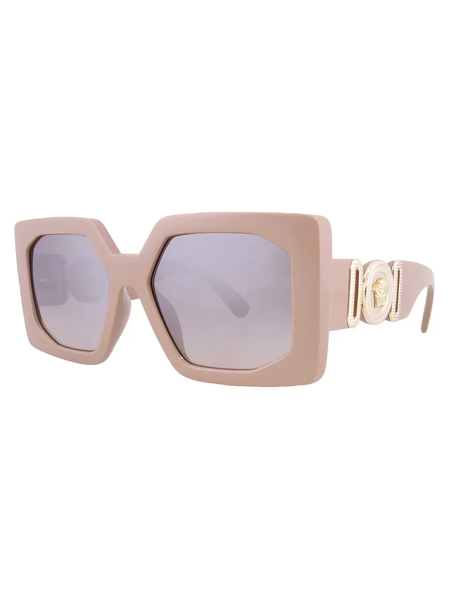 Солнцезащитные женские очки Versace VE4478U 549961 55, коричневый градиент, серое зеркало — изображение 2 из 5, бежевый