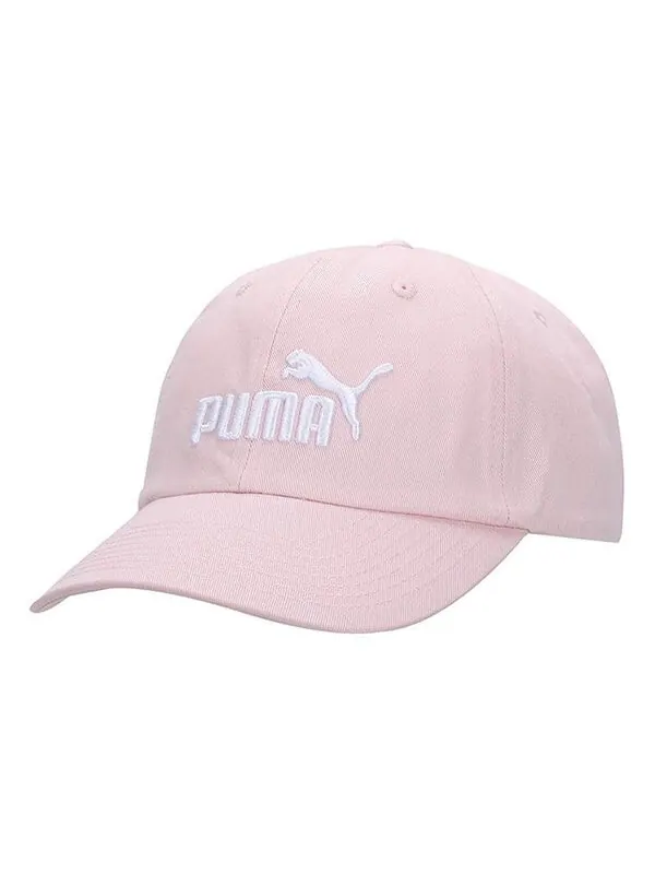 Бейсболка essentials baseball cap 'pink white' Puma — изображение 1 из 2, розовый/белый