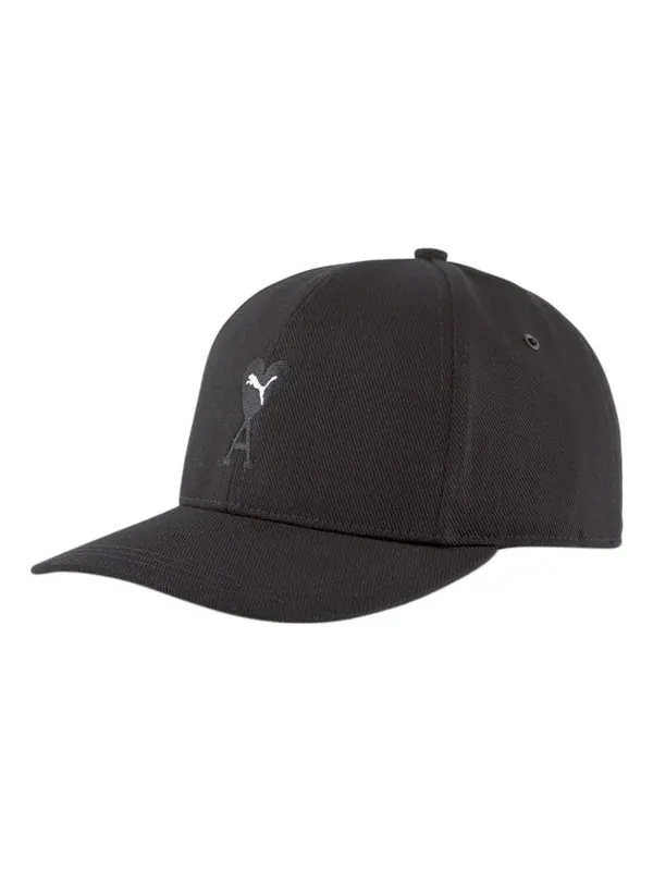 Бейсболка x ami low curve cap 'black' Puma — изображение 1 из 2, черный
