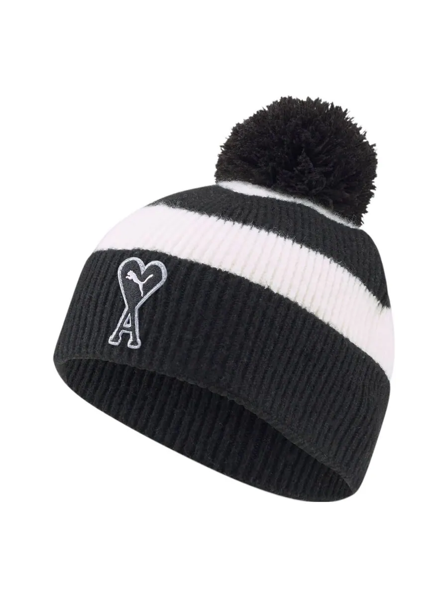 Бейсболка PUMA x AMI Beanie 'Black' — изображение 1 из 2, черный