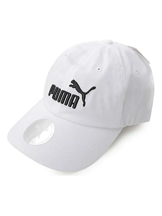 Бейсболка basic baseball cap 'white black' Puma — изображение 1 из 3, белый/черный