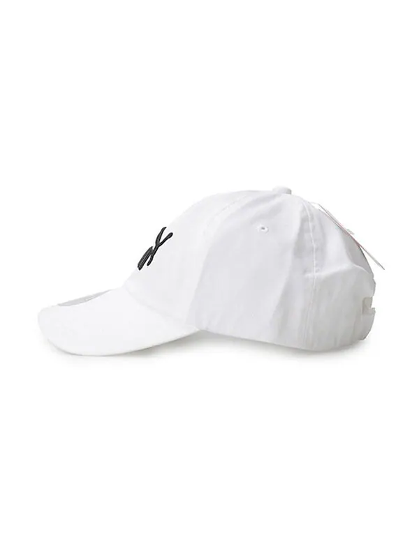 Бейсболка basic baseball cap 'white black' Puma — изображение 2 из 3, белый/черный