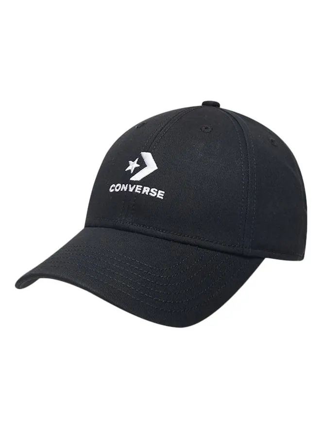 Бейсболка Converse LockUp Baseball Cap 'Black' — изображение 1 из 3, черный
