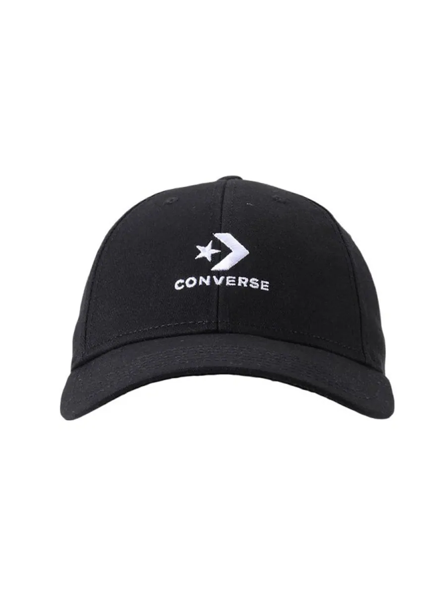 Бейсболка Converse LockUp Baseball Cap 'Black' — изображение 3 из 3, черный