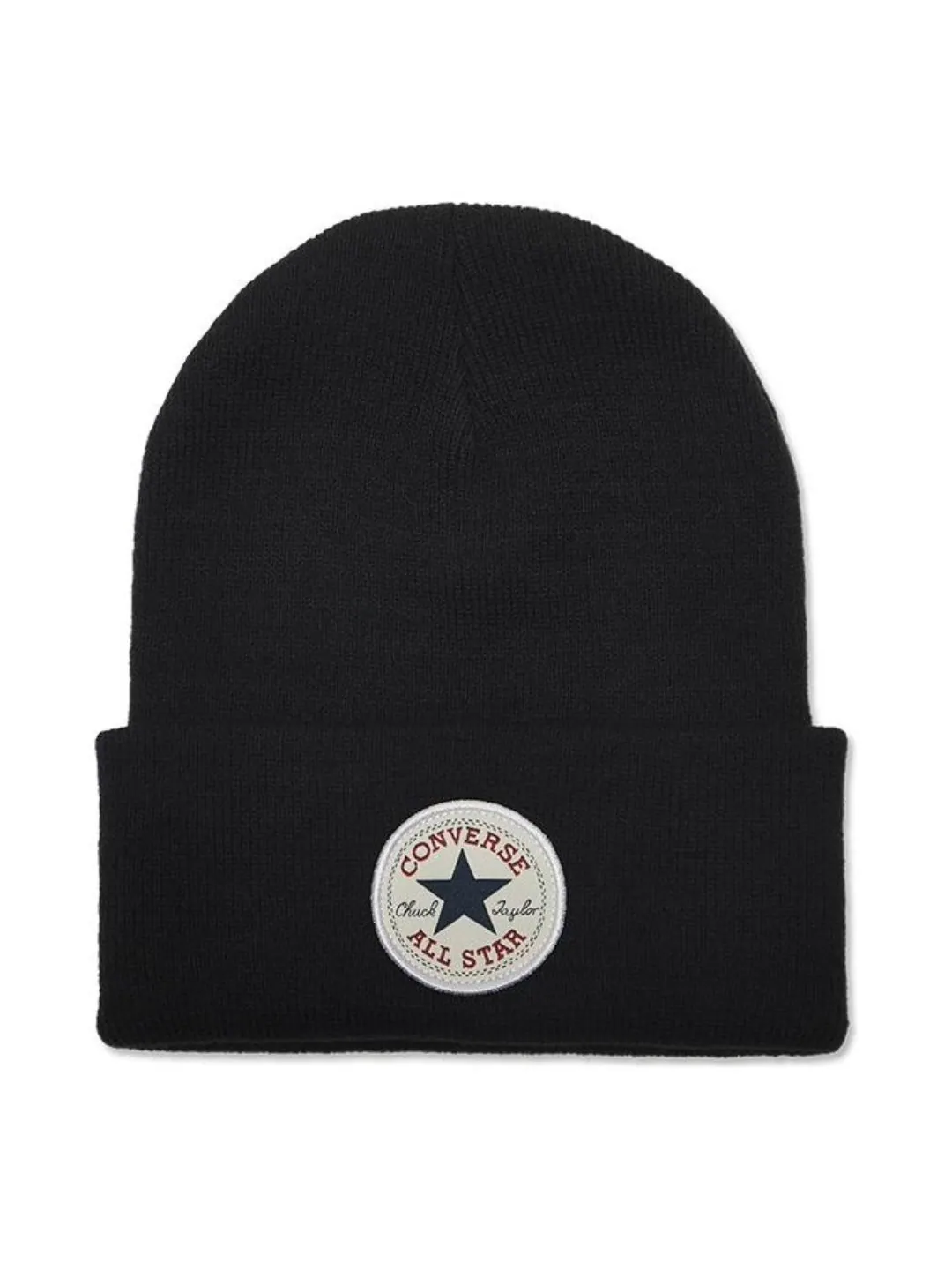 Бейсболка Converse Tall Chuck Patch Beanie 'Black' — изображение 1 из 2, черный