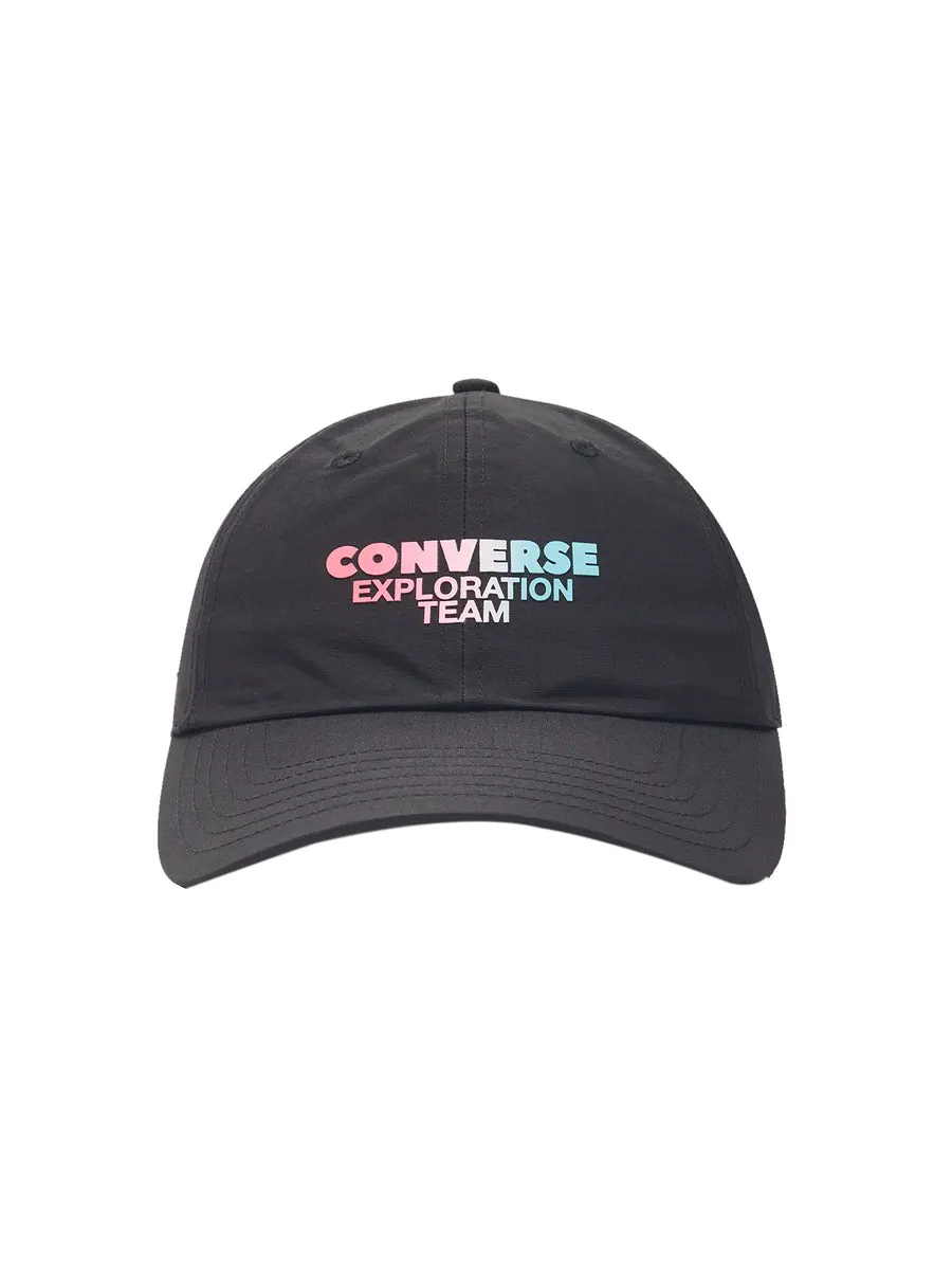 Бейсболка Converse Graphic Baseball Cap 'Black' — изображение 2 из 3, черный