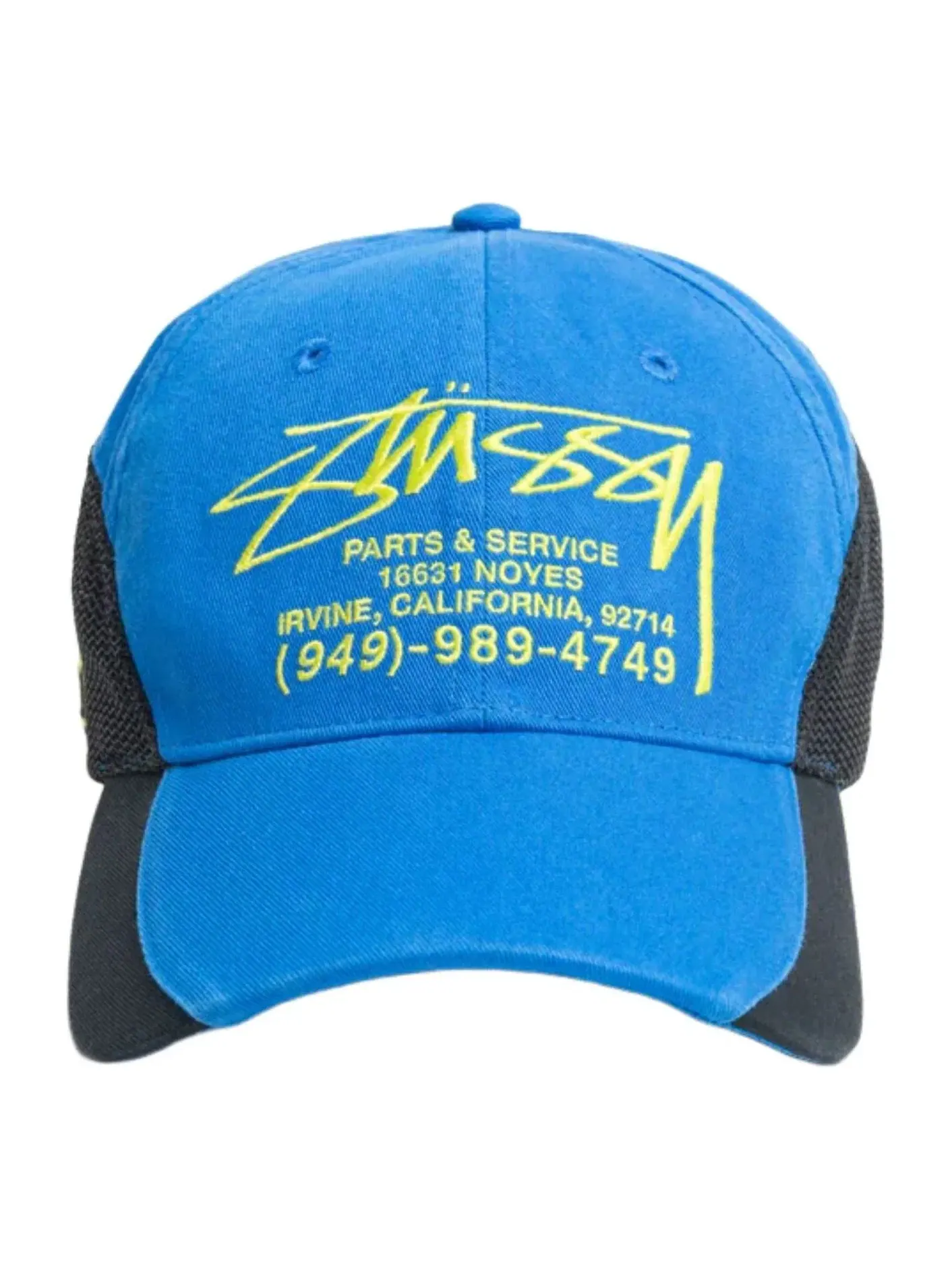 Сетчатая кепка Stussy Parts & Service — изображение 1 из 3, синий