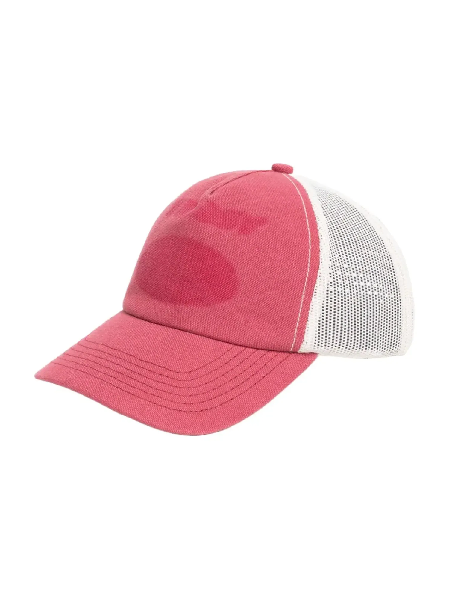 Бейсболка Stussy Ghost Logo Trucker Cap 'Red' 1311207-RED — изображение 2 из 3, красный