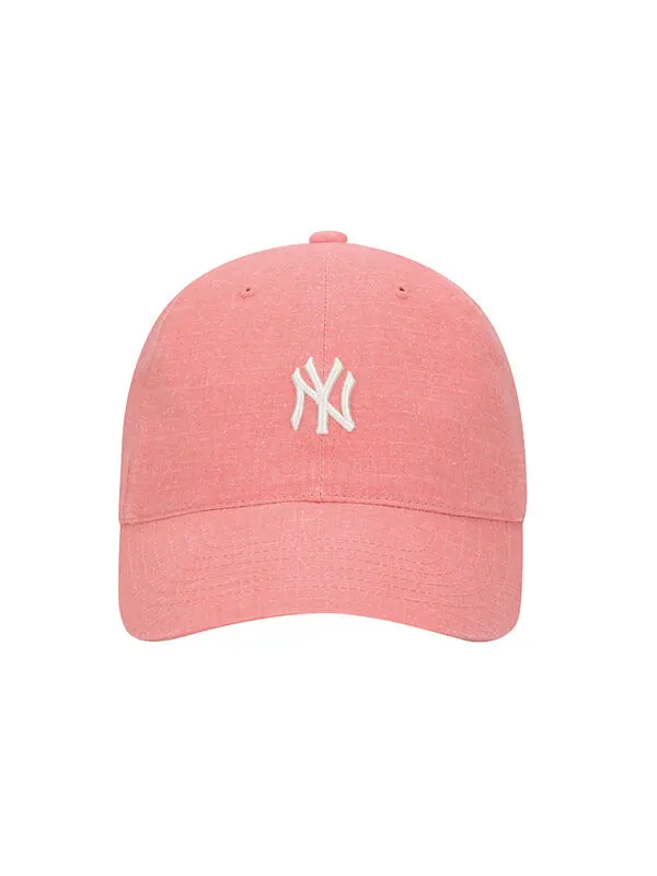 Кепка MLB NY Small Label Cap Baseball Cap Pink White — изображение 2 из 4, розовый белый