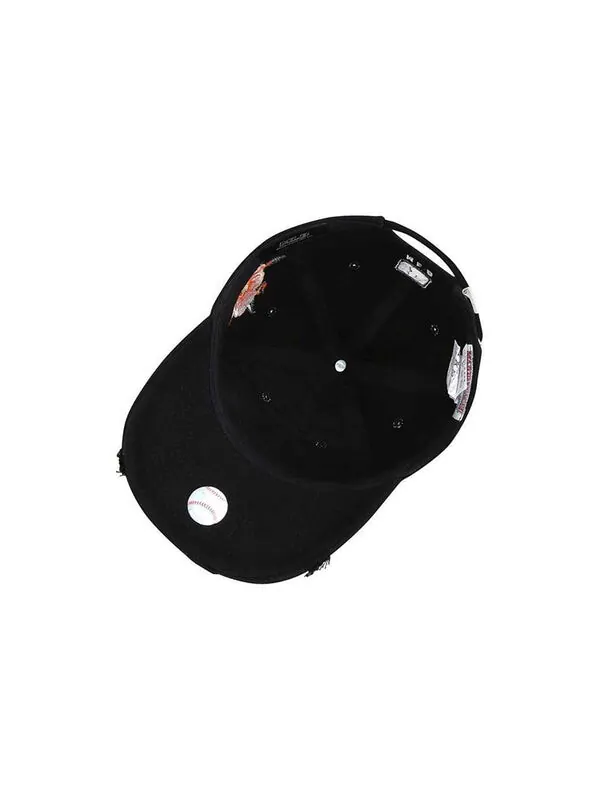 Кепка MLB Rose Pattern Black Baseball Cap — изображение 4 из 4, черный