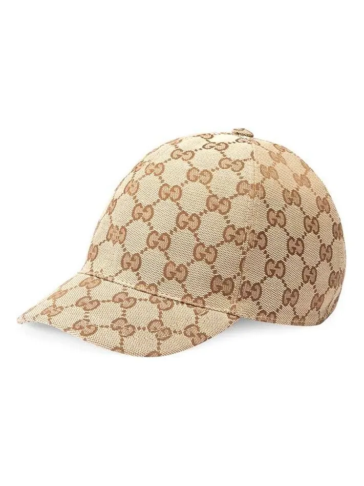 Бейсболка (PS) Gucci Original GG Canvas Hat 'Beige Ebony' — изображение 1 из 2, бежевый