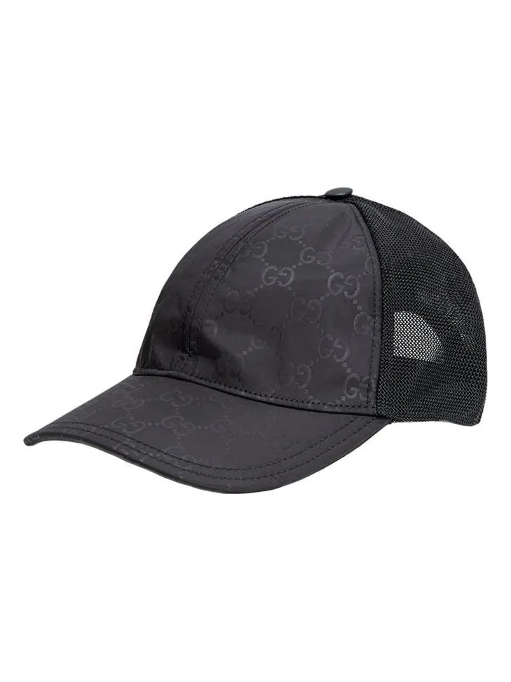 Бейсболка Gucci GG Baseball Cap 'Black' — изображение 1 из 4, черный