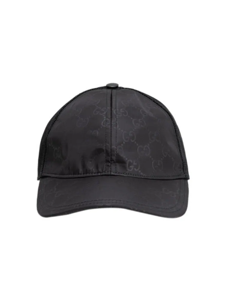 Бейсболка Gucci GG Baseball Cap 'Black' — изображение 2 из 4, черный