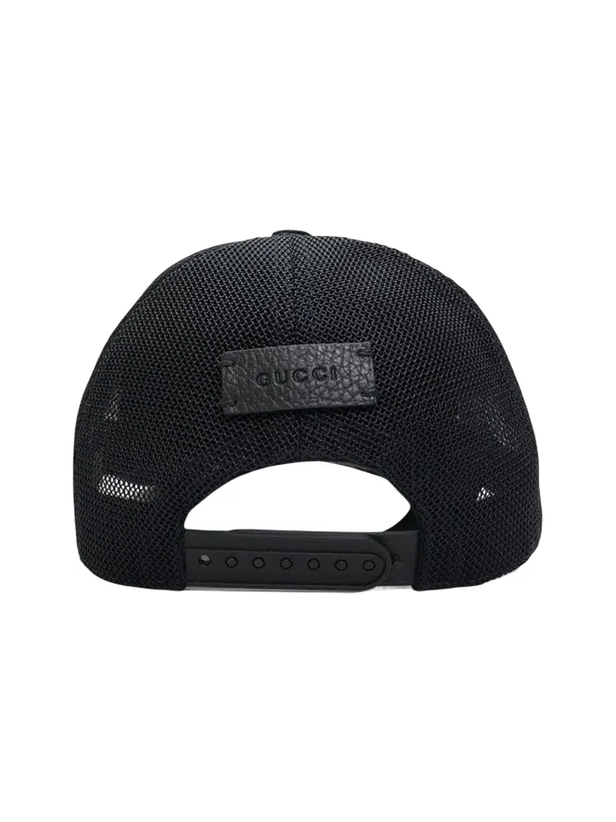 Бейсболка Gucci GG Baseball Cap 'Black' — изображение 4 из 4, черный