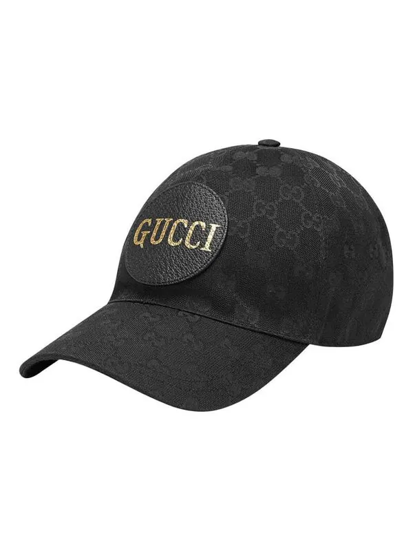 Бейсболка gg canvas baseball cap 'black' Gucci — изображение 1 из 3, черный