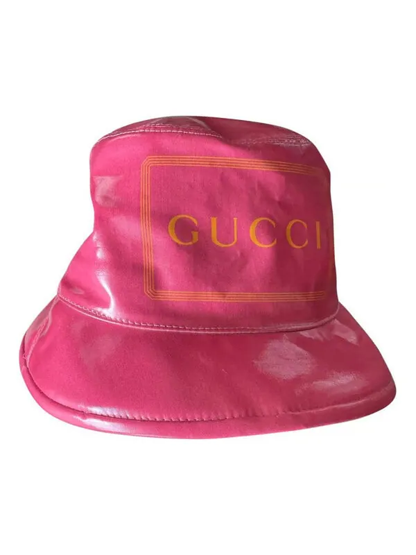 Бейсболка monte carlo crystal bucket hat 'pink' Gucci — изображение 1 из 1, розовый
