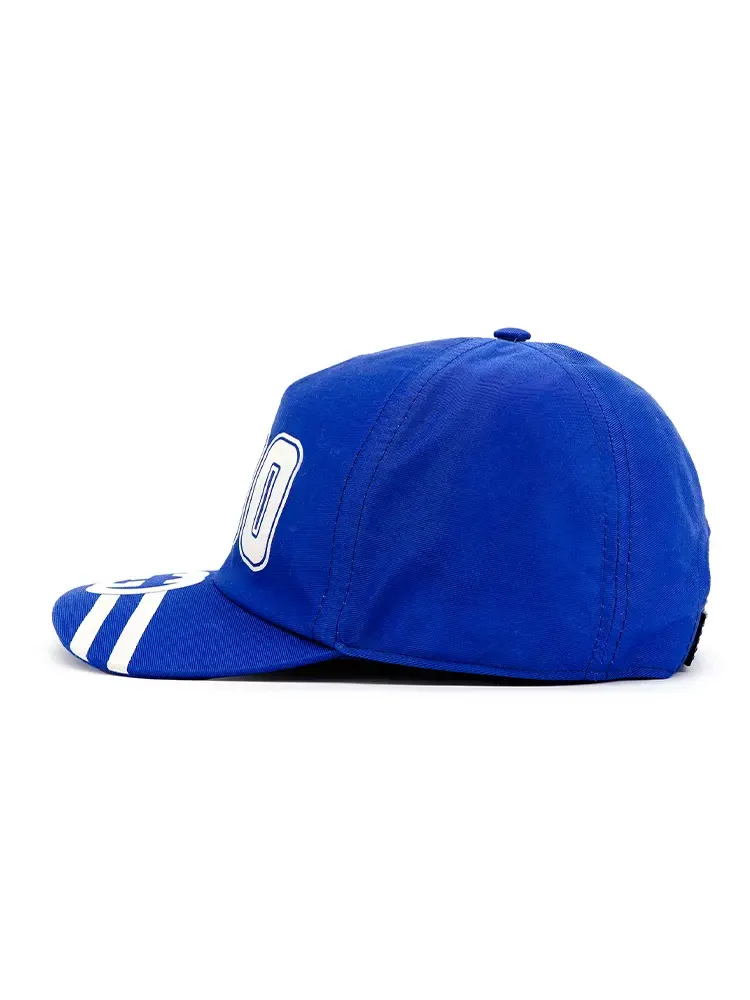 Бейсболка Gucci 100 Baseball Velcro Strap Cap 'Blue' — изображение 3 из 5, синий