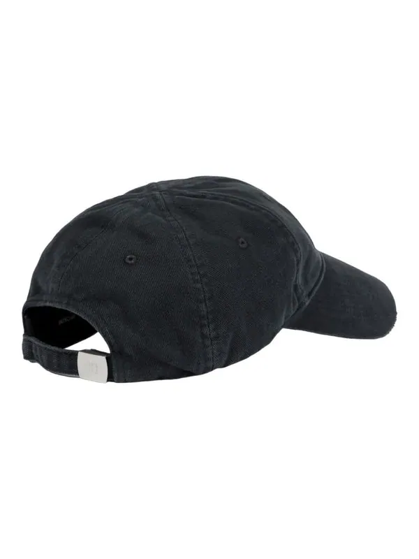 Бейсболка cities paris cap 'black' Balenciaga — изображение 2 из 2, черный