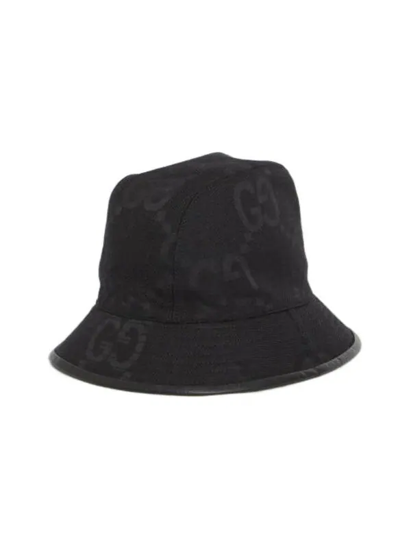 Бейсболка jumbo gg bucket hat 'black' Gucci — изображение 2 из 2, черный