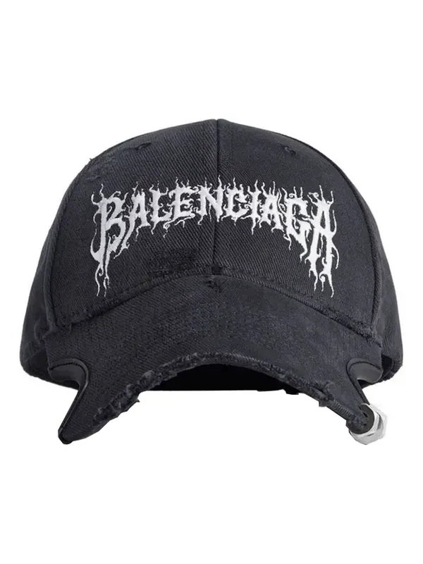 Бейсболка diy metal outline cap 'black' Balenciaga