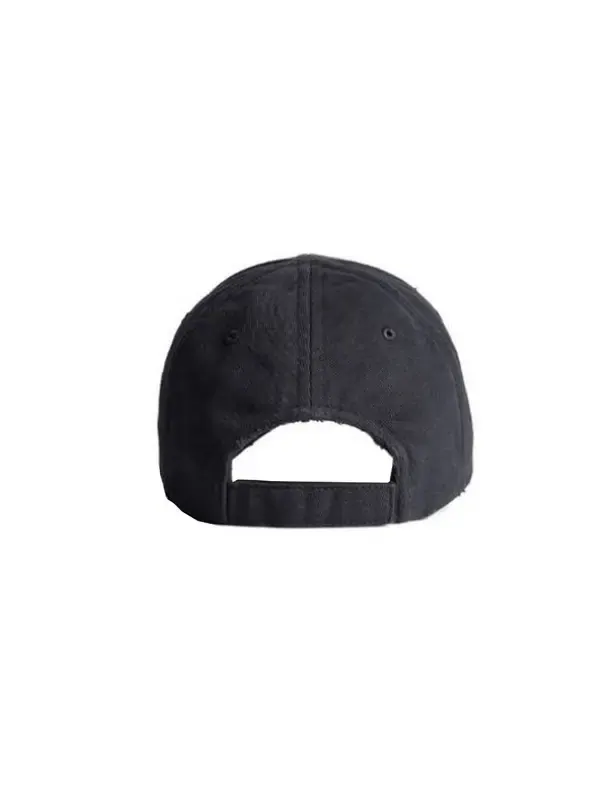 Бейсболка diy metal outline cap 'black' Balenciaga — изображение 3 из 3, черный