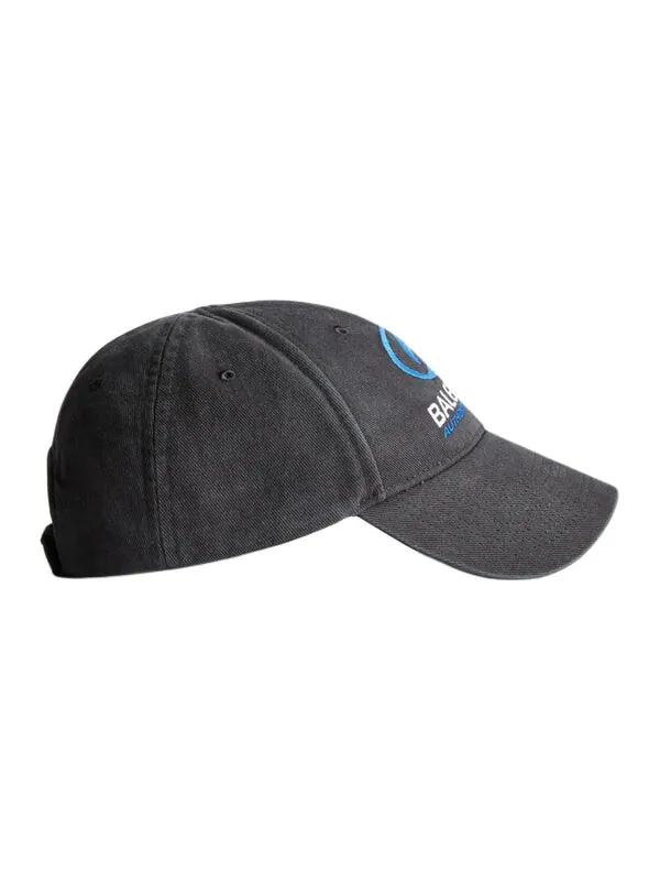Бейсболка surfer cap 'black blue' Balenciaga — изображение 4 из 4, черный/синий