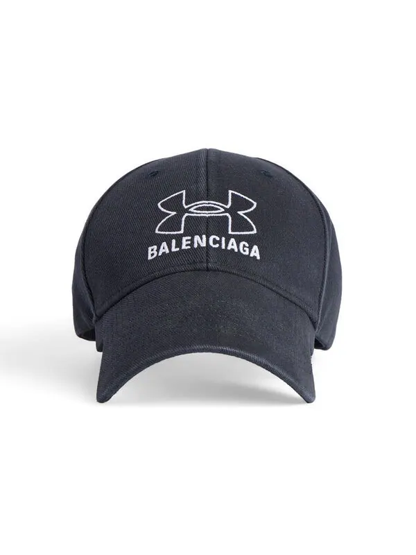 Бейсболка x under armour cap 'black white' Balenciaga