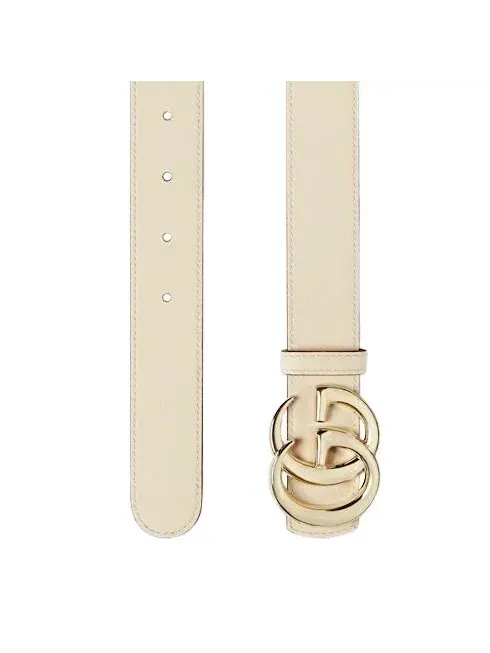 (WMNS) Двусторонний ремень Gucci 26 GG Marmont — изображение 5 из 7, бежевый
