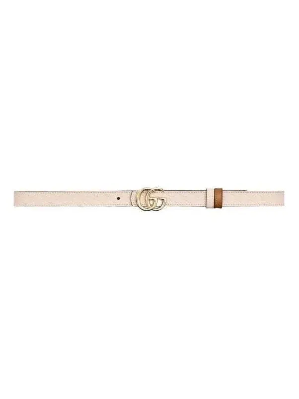 (WMNS) Реверсивный тонкий пояс Gucci 26 GG Marmont 'Pink'