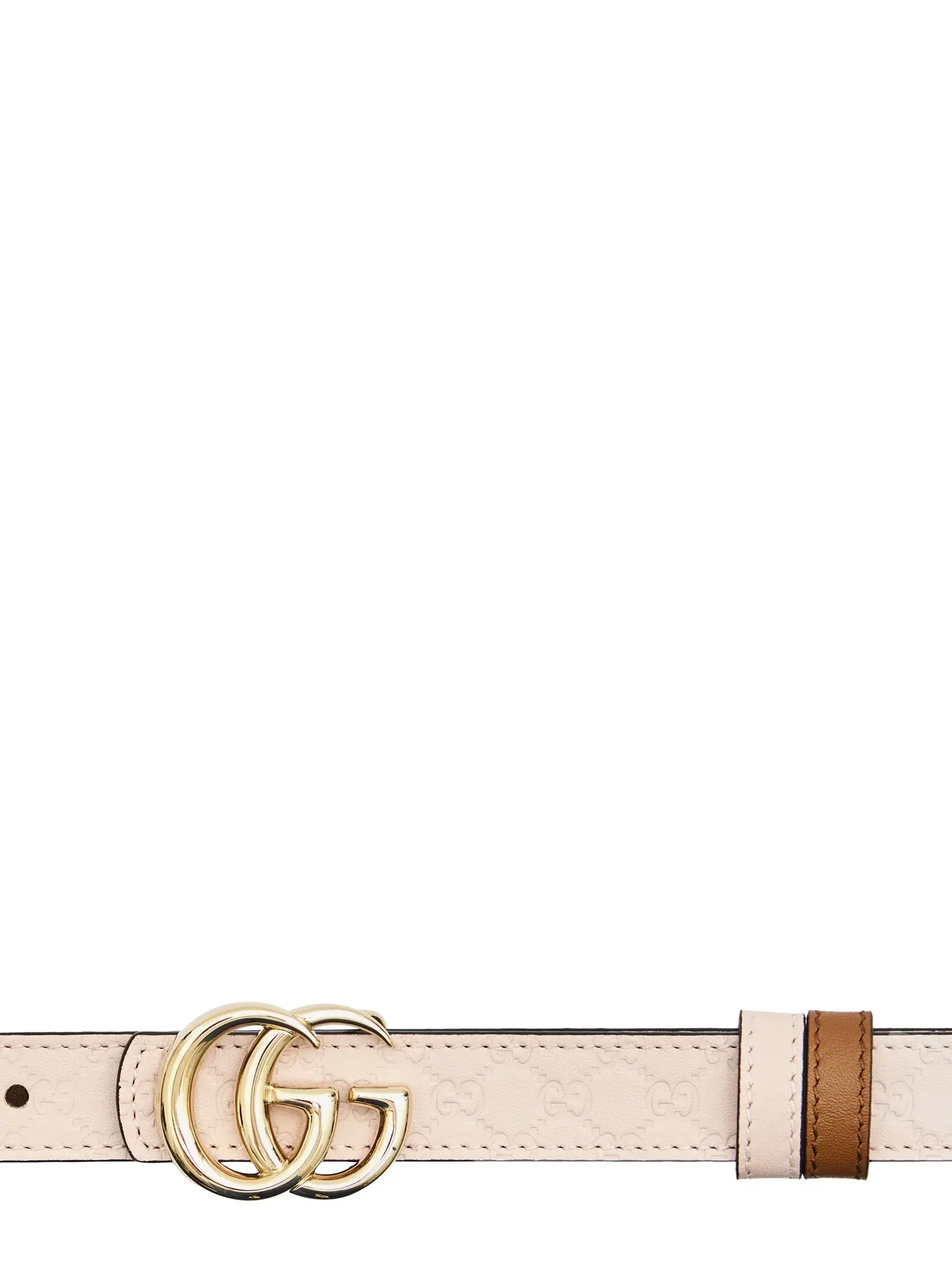(WMNS) Реверсивный тонкий пояс Gucci 26 GG Marmont 'Pink' — изображение 2 из 4, розовый