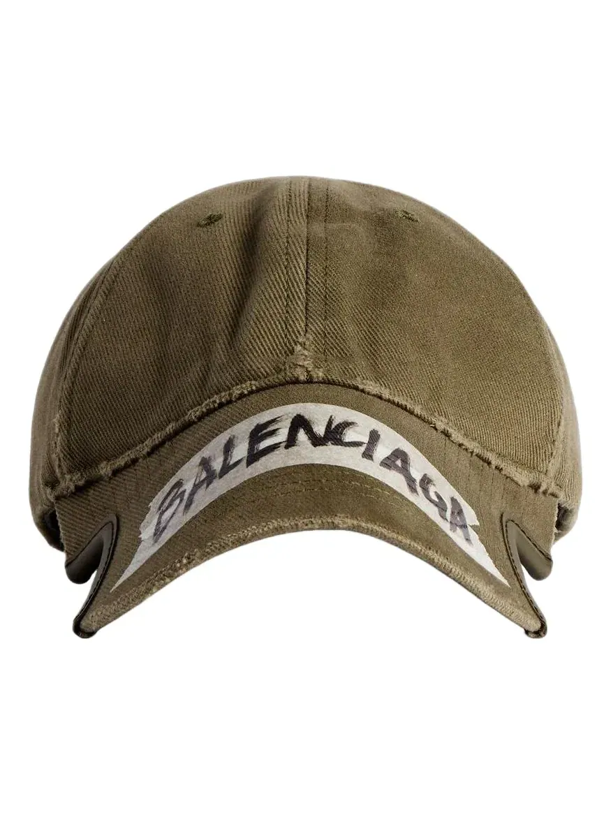 Кепка Balenciaga Masking Tape Cap 'Khaki' 858087410B22840