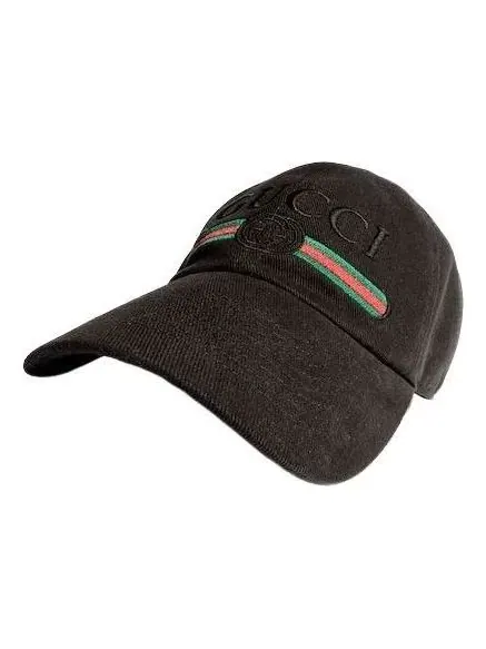 Мужская кепка из хлопка с вышивкой Gucci