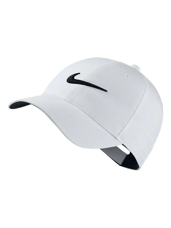Кепка Nike Velcro Legacy 91 Golf Sports Cap White Black — изображение 1 из 2, черный/белый