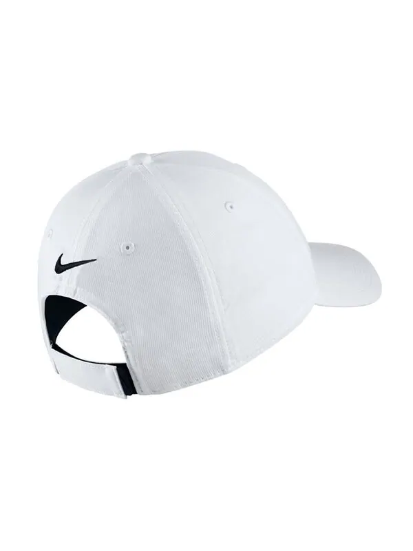 Кепка Nike Velcro Legacy 91 Golf Sports Cap White Black — изображение 2 из 2, черный/белый