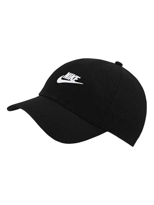 Кепка Nike Heritage 86 Futura Washed Cap 'Black' — изображение 1 из 3, черный/белый