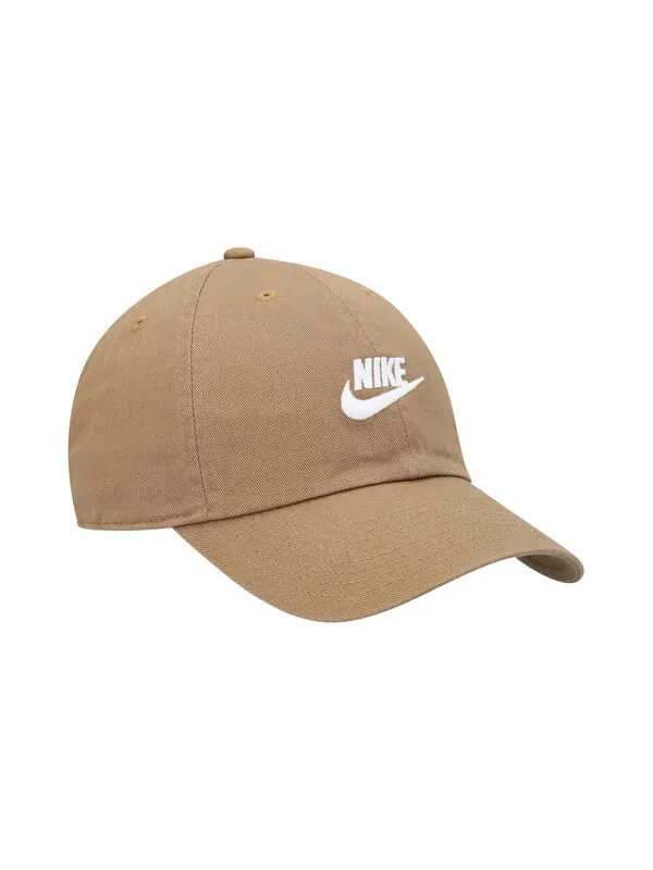 Кепка Nike Sportswear Heritage86 Futura Washed Cap 'Driftwood White' — изображение 3 из 4, белый