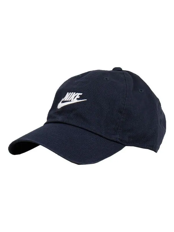 Кепка Nike Sportswear Heritage86 Futura Washed Cap 'Obsidian' — изображение 1 из 2, синий