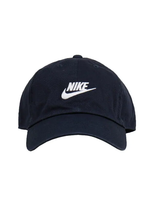 Кепка Nike Sportswear Heritage86 Futura Washed Cap 'Obsidian' — изображение 2 из 2, синий