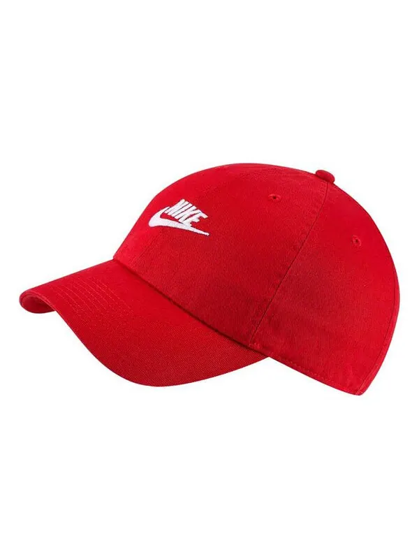 Кепка Nike Sportswear Heritage86 Futura Washed Adjustable Back Hat 'Red' — изображение 1 из 2, красный