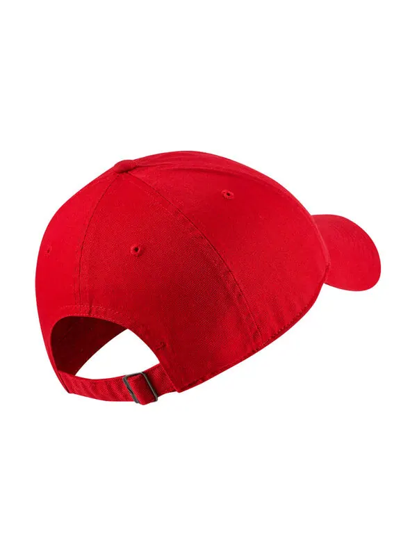 Кепка Nike Sportswear Heritage86 Futura Washed Adjustable Back Hat 'Red' — изображение 2 из 2, красный