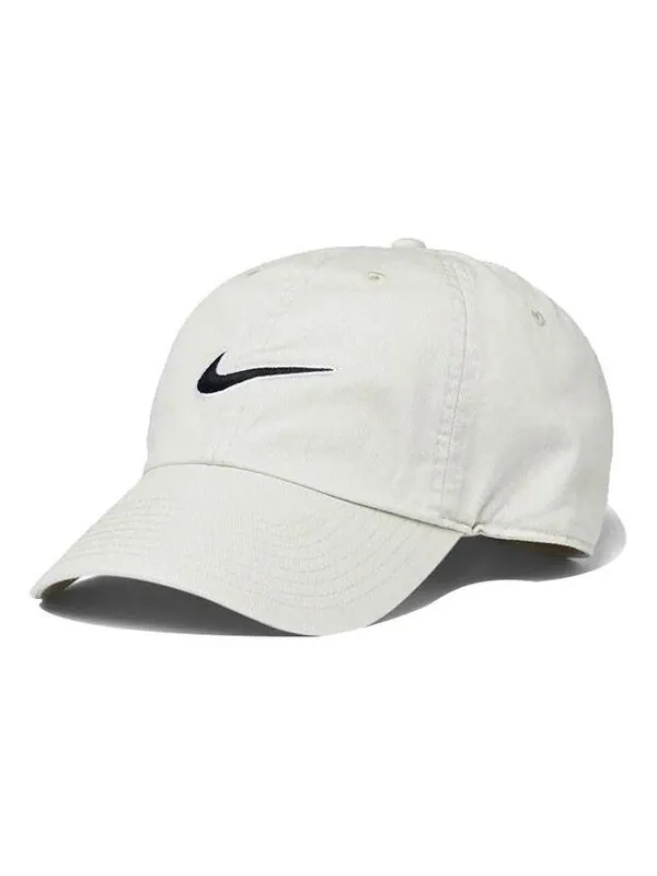 Кепка Nike Sportswear Heritage 86 Adjustable Cap 'White Black' — изображение 1 из 3, белый/черный