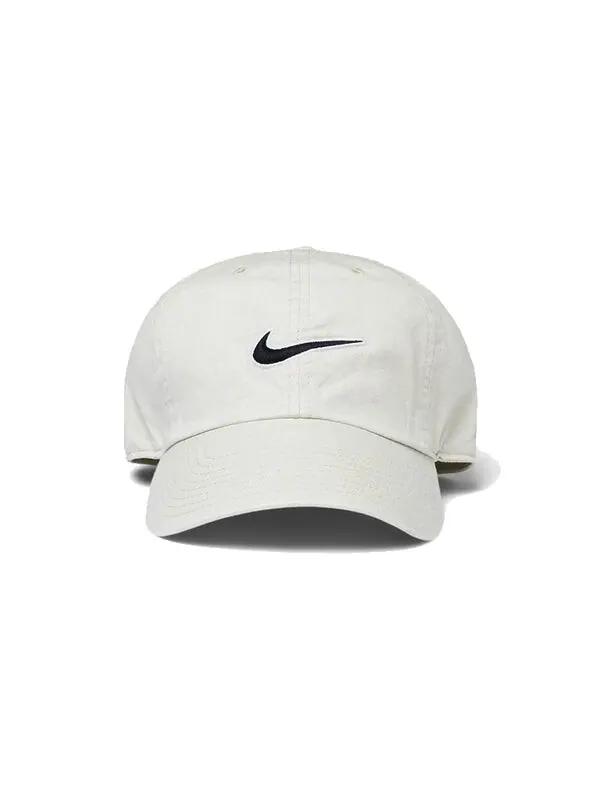 Кепка Nike Sportswear Heritage 86 Adjustable Cap 'White Black' — изображение 2 из 3, белый/черный