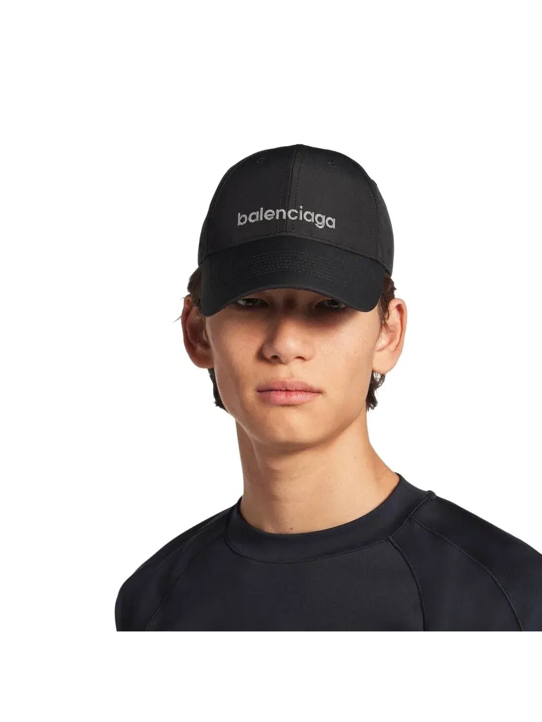 Мужская кепка Techwear Balenciaga — изображение 6 из 6, черный