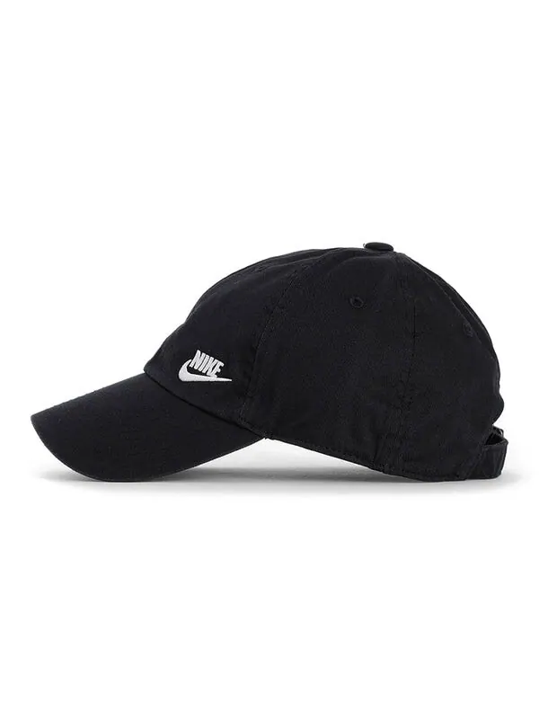 Кепка Nike Sportswear Heritage 86 Cap 'Black' — изображение 3 из 4, черный