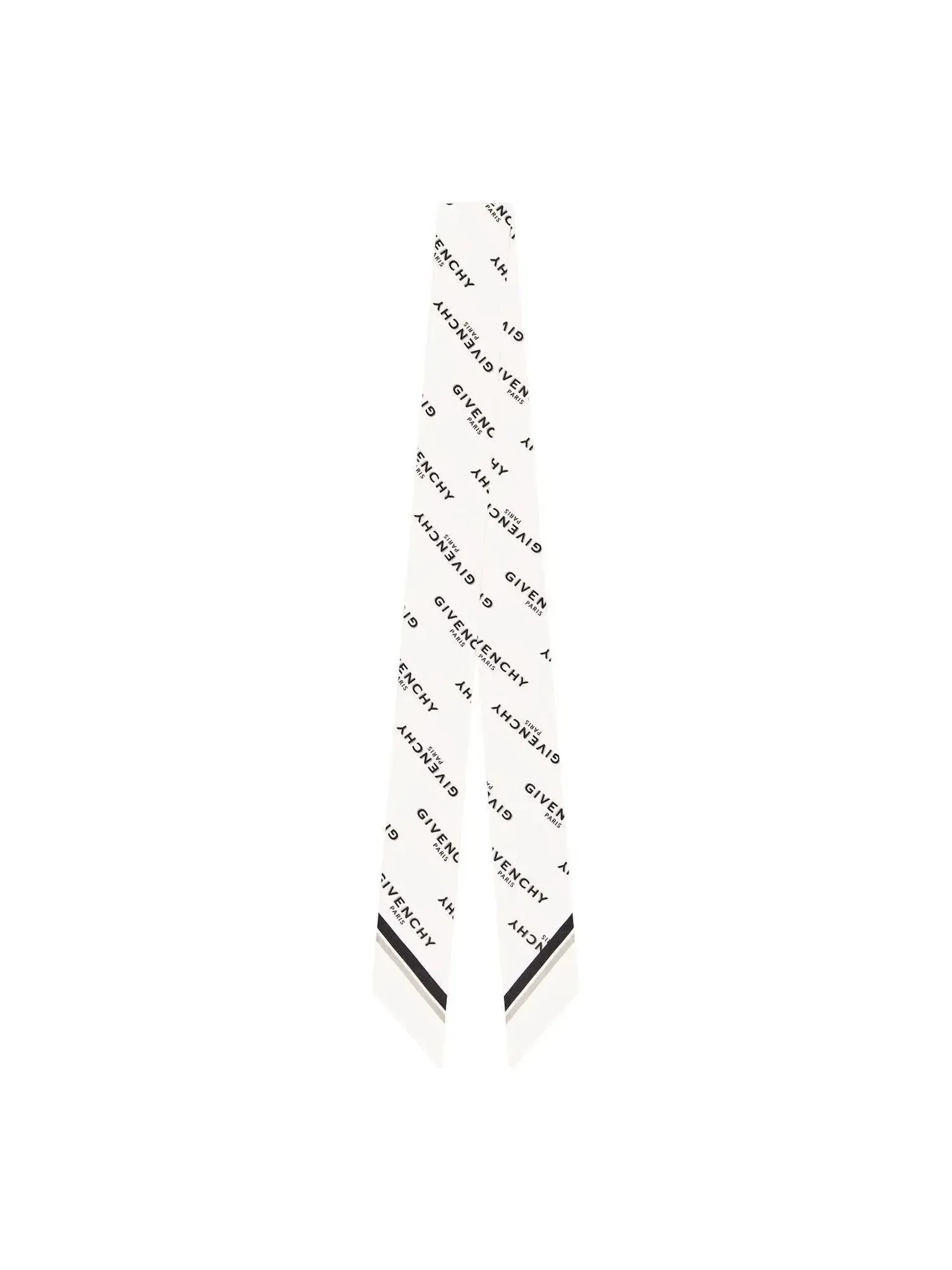Женский шейный платок из шелка Givenchy Shadow Bicolor Bandeau