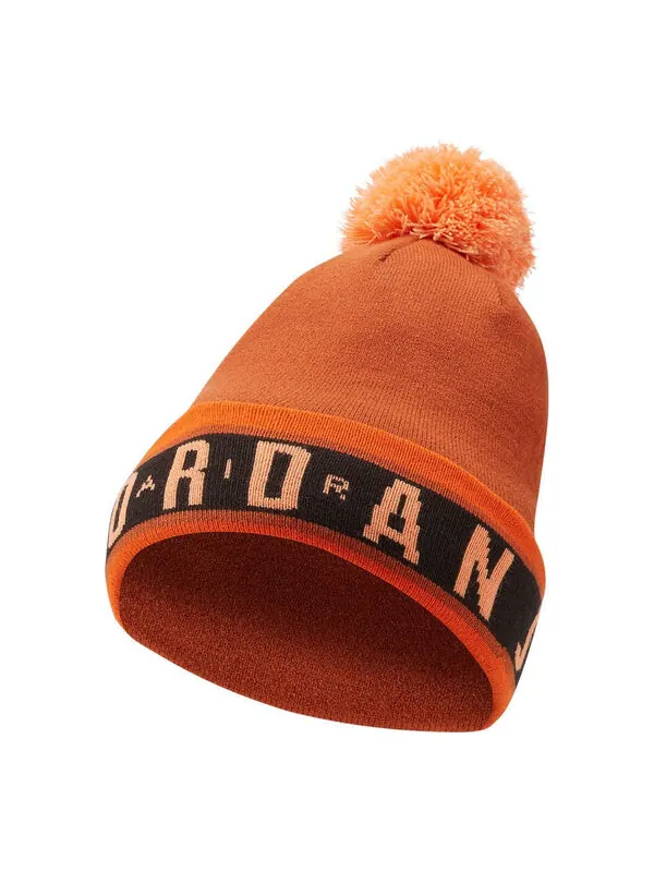 Бейсболка cuffed pom beanie 'orange' Air Jordan — изображение 1 из 2, оранжевый